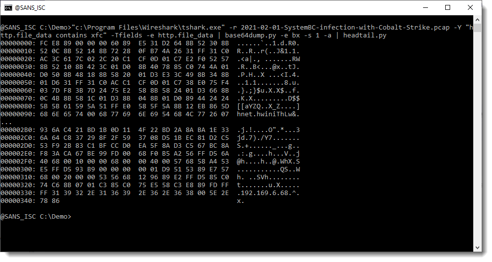 sans wireshark filters