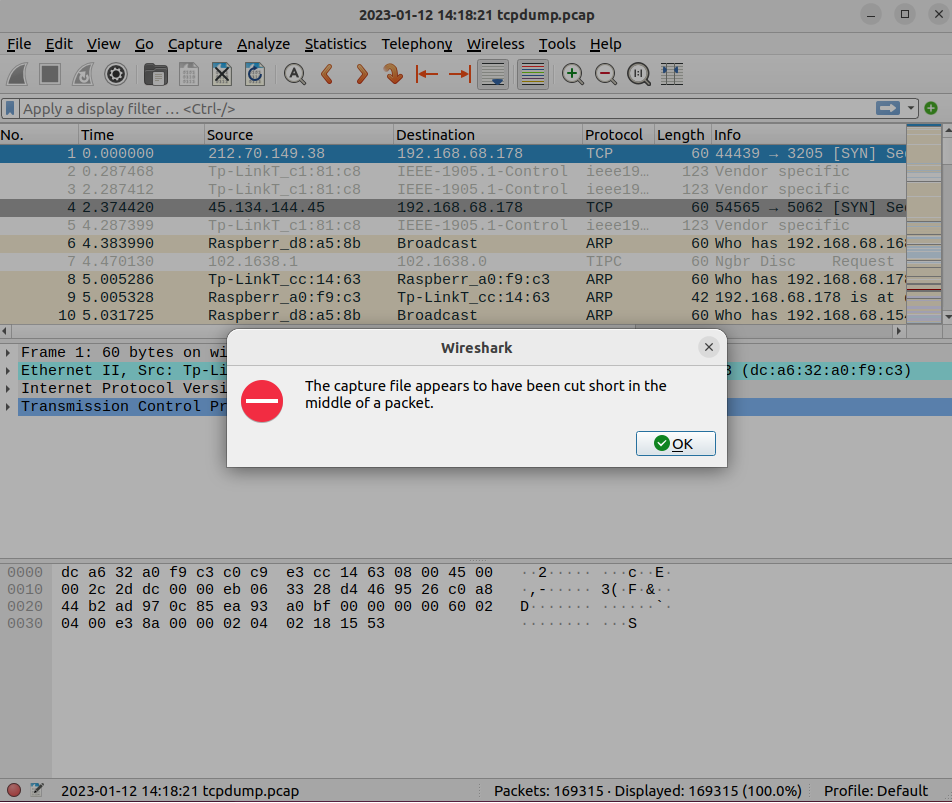 Wireshark: Port-Scanning  Download Scientific Diagram