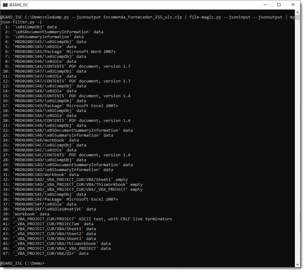 20230329-210653 Extracting Multiple Streams From OLE Files, (Wed, Mar 29th) | Computer Repair, Networking, and IT Support in Seattle, WA