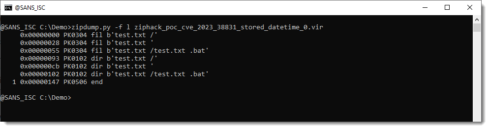 Analysis Of RAR Exploit Files CVE 2023 38831 SANS Internet Storm Center