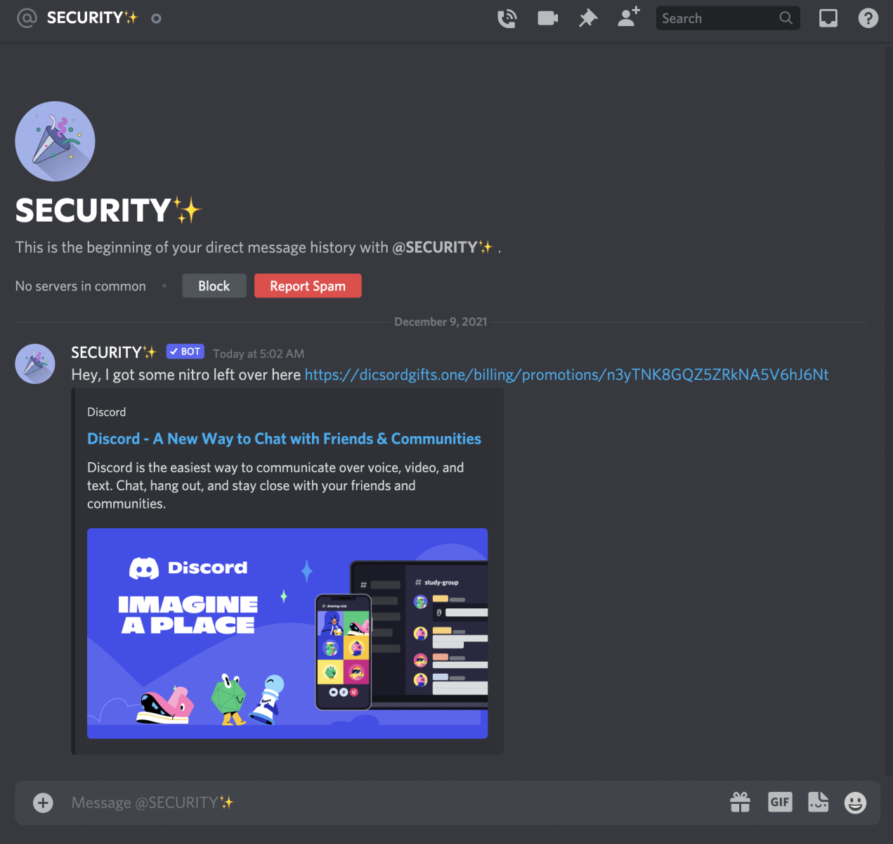 Proposal to Enhance Security Against Hyperlink Phishing Scams – Discord