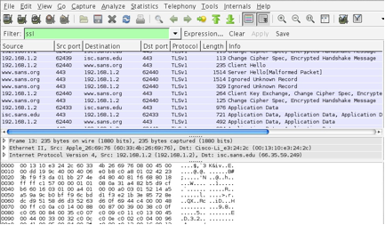 Wireshark SSL Session