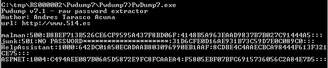 PwDump7