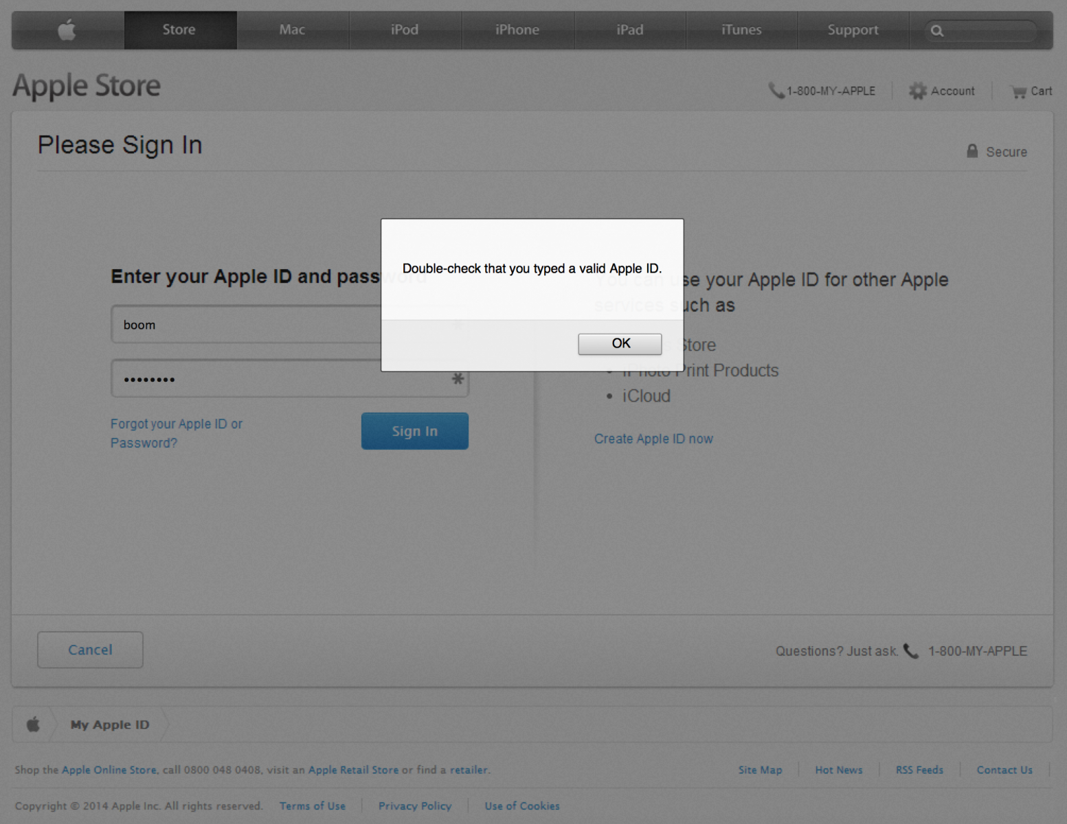 Apple Credential Phishing Via 