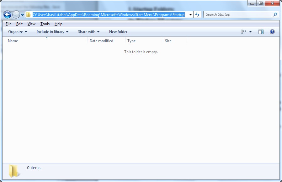 Where Is The Startup Folder In Vista