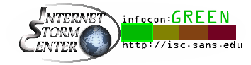 SANS Internet Storm Center, InfoCON: green